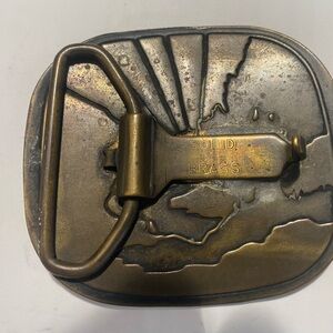 Vintage Brass Belt Buckle